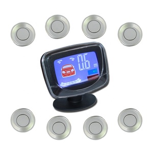 4 Rear 4 Front View Car Parking <strong>Sensor</strong> <strong>LCD</strong> Display Monitor 12V Auto <strong>Reverse</strong> Backup Parking Radar Detector <strong>System</strong> 8 Eyes Break - Product Image 1