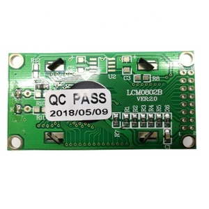 ET-0802 LCD blaues hintergrundlicht-Bildschirm DC 5 V 0802 8 × 2 Zeichen LCD-Anzeigenmodul mit IIC i2C Schnittstelle für Arduino