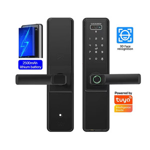 トゥヤスマートWifiデジタルドアロックキーカード指紋顔認識インターホンカメラフロントドア用2025 - Product Image 6