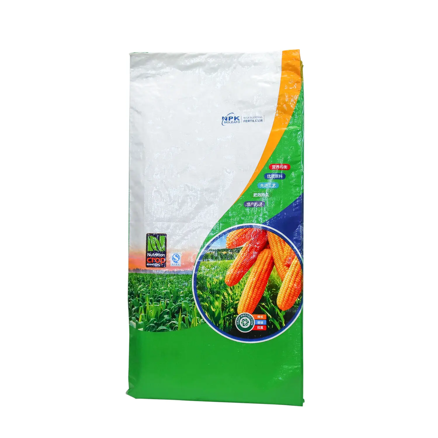 Vazio bopp laminado plástico polipropileno pp tecido saco de solo 25kg 50kg ureia fertilizante orgânico embalagem saco com pe linner