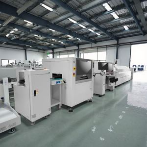 SMT PCB linea di produzione telecamera QR Code macchinari di produzione elettronica con Core PLC e componenti del motore - Product Image 1