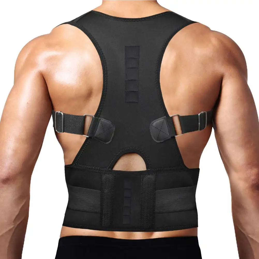 Hot Koop Medische verstelbare schouders back brace houding corrector