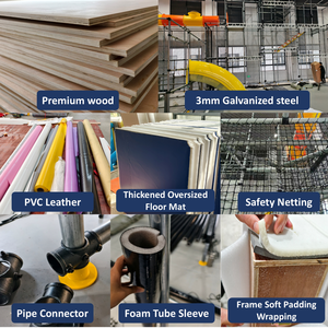 Baihe CE chứng nhận thép trẻ em chơi Thiết bị trò chơi mềm trong nhà Thiết bị chơi trẻ em sân chơi lớn trong nhà an toàn và bền - Product Image 5