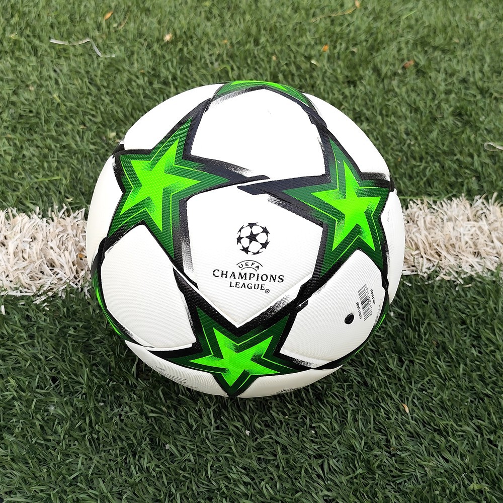 Étoile de la Ligue des Champions de l'UEFA en cuir PU vert, étoile de couleur verte