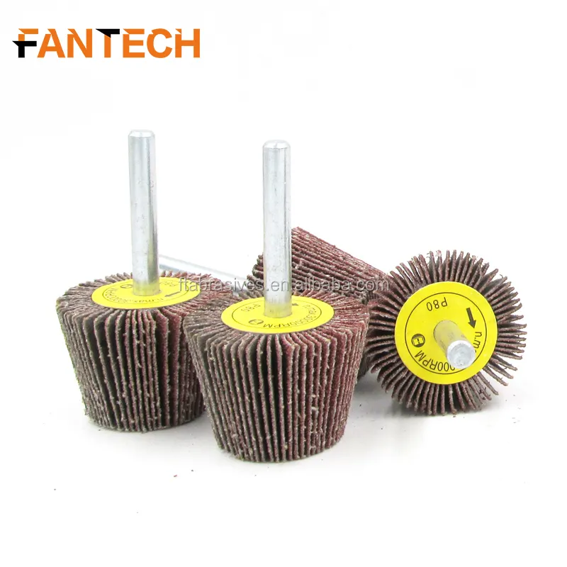 Good Service High Quality Aluminum Oxide Tapered Flap Wheel For Fishing And Light Deburring