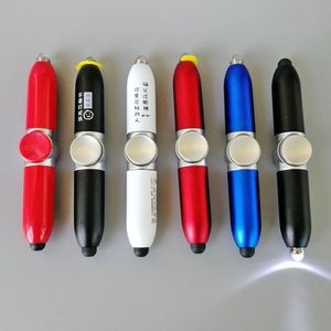 Promosyon hediye çok fonksiyonlu mini led el feneri Fidget Spinner kalem Stylus ile - Product Image 6