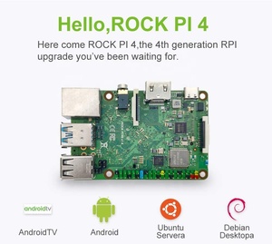 Rock PI 4B V 1,4 Rockchip RK3399 ARM Cortex Sechs Core SBC/Single Board Computer Kompatibel mit Offiziellen Raspberry pi Display - Product Image 6