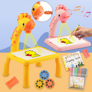 Jumon <strong>Cartoon</strong> Lcd Drawing Board Table Pad Painting Writing Tablet Typing Board Zeichenbr Sketch Projector <strong>Kids</strong> <strong>Art</strong> Drawing - Product Image 2