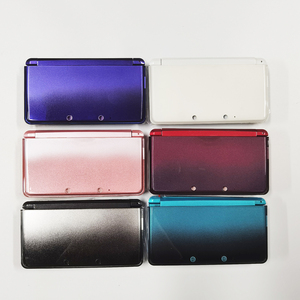 เคสฝาครอบด้านนอกสำหรับเครื่องเล่นเกม Nintendo 3DS,เคสฝาปิดพร้อมปุ่มสติกเกอร์เลนส์หน้าจอ6สี - Product Image 1
