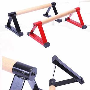 铁三角俯卧撑山毛榉木手立小双杠健身器材木柄支撑栏杆 - Product Image 5