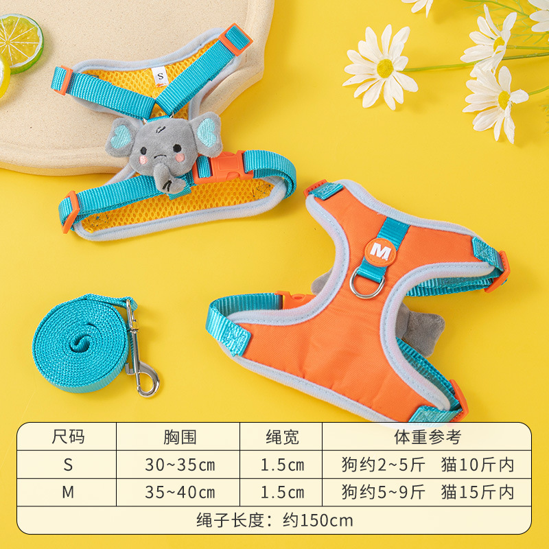 Petit harnais de poitrine d'éléphant