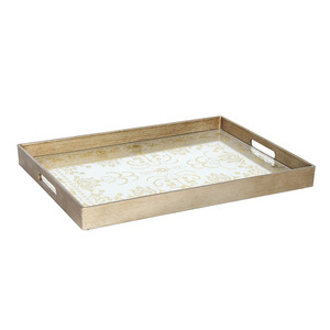 Bán Buôn Sang Trọng Gothic Trang Trí Nội Thất Khách Sạn Trà <span class=keywords><strong>Walmart</strong></span> Trái Cây Bằng Gỗ Khay Ăn Sáng - Product Image 2