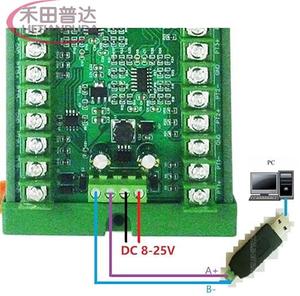 8AI RS485模拟输入PT100 RTD RS485温度传感器采集模块更换NTC K热电偶DS18B20无外壳 - Product Image 3
