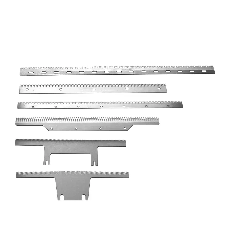 맞춤형 포장 씰링 기계 칼 톱니 형 절단 블레이드