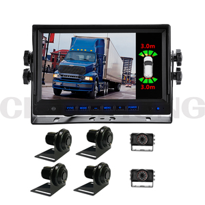 Ventas calientes Sistema de sensor de parque con radar de marcha atrás delantero y trasero Monitor de cámara de respaldo AHD Función impermeable - Product Image 1