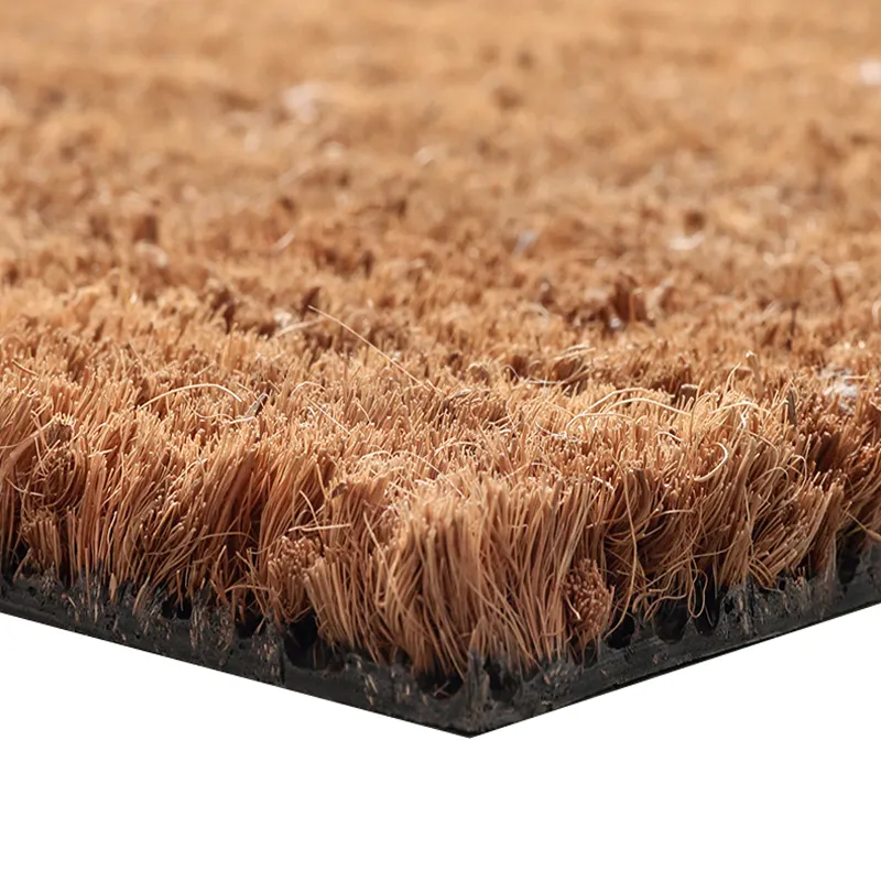 Tappetino in fibra di cocco con retro in Pvc di qualità Premium con supporto antiscivolo per casa con stampa jutemat con tappetino a forma di tappeto di dimensioni 45x75