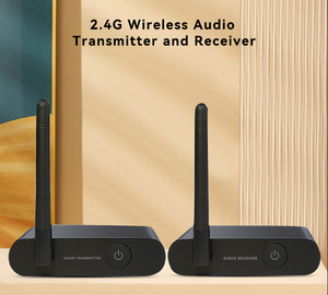 Transmisor y receptor de audio digital inalámbrico AKAudio 2,4G Entrada y salida TX RX RCA con amplio rango de 20 metros - Product Image 6