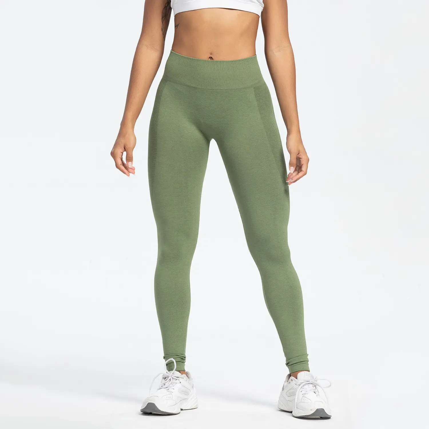Novas Leggings Correndo Workout Fitness Yoga Calças Seamless Hip Lift Calças de Cintura Alta Elástico Apertado Mulheres Yoga Leggings