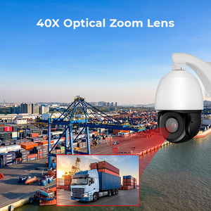 H.265 120dB ture WDR人脸识别ip PoE ptz摄像机室外200米红外距离40x光学变焦ptz poe ip摄像机 - Product Image 6