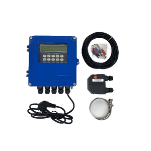 Caudalímetro ultrasónico en inglés, italiano, opcional, sensor de abrazadera externa, sensor de alta temperatura, sensor de segmento de tubería