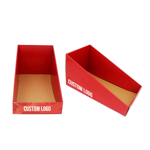 Soporte de exhibición de papel corrugado con logotipo personalizado, Mostrador de cartón, caja de embalaje al por menor, caja de exhibición Pdq, Mostrador de aperitivos, caja de exhibición - Product Image 1