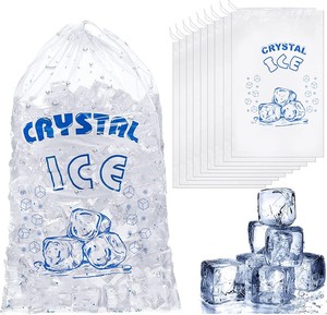 Rõ ràng Trắng băng bao bì dây rút túi nhựa nhà bếp tủ đông tủ lạnh <span class=keywords><strong>Ice</strong></span> <span class=keywords><strong>Cube</strong></span> bao bì túi biểu tượng tùy chỉnh Túi - Product Image 6