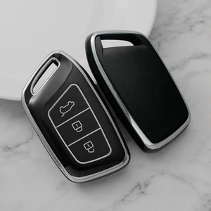 Altın TPU araba anahtarlık Baojun RC6 için tuşları kaydeder/RM5 RC5/RS3/RS5/E300/E300/E200 Wuling Hongguang mini anahtar kapak kap - Product Image 3