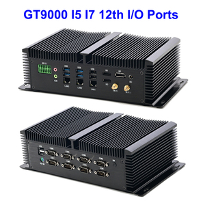 Caja de PC industrial Computadora de borde integrado sin ventilador I5 1335U I7 1355U para sistema de control de automatización disponible AU EE. UU. Tipos de enchufe de la UE - Product Image 3