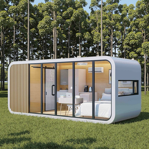 Đa Chức Năng Ngoài Trời Của Apple Cabin Cho RV Du Khách Thép Nhà Di Động Với Lực Kéo Không Gian Viên Nang Cho Nhà Sống & Du Lịch - Product Image 5