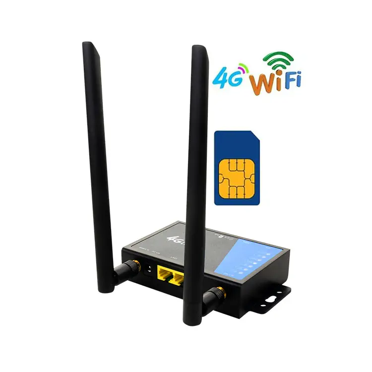 TUOSHI endüstriyel çift simcard router evrensel 4g wifi modem sim kart modem yönlendirici 4g lte kablosuz yönlendirici