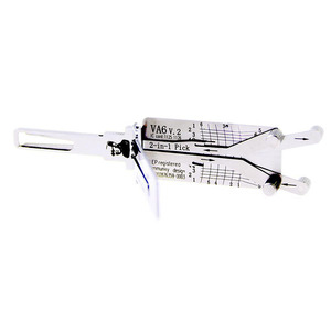 LISHI VA6 V.2 2015年以降のルノーシトロエン用2 In 1スマート4歯深さオートロックピックアンドデコーダー車のキー鍵屋 - Product Image 4