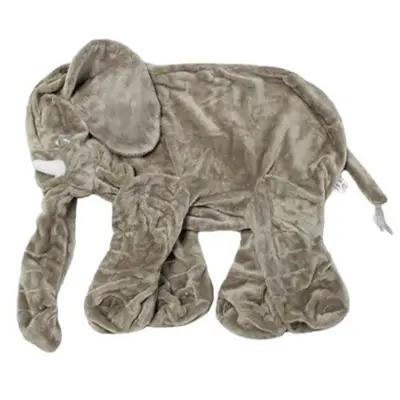 Juguete de peluche de piel de elefante gigante, Animal PP de algodón de peluche, elefante suave, almohada para dormir para bebé, juguetes para niños