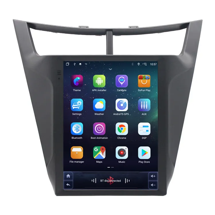 Автомагнитола с сенсорным экраном, 2 Din, Android 13, GPS, навигация, Carplay, стерео мультимедийный автомобильный радиоплеер для Chevrolet Sail 3 2015 ~ 2018
