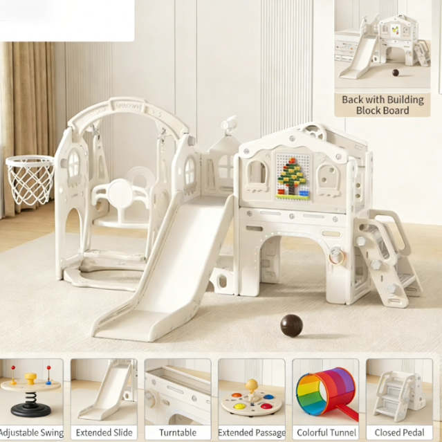 Slide swing aisle frame telescope light band ring mocha