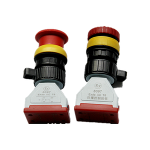 Pulsante di arresto di emergenza a prova di esplosione rotondo industriale pulsante di indicatore del controller impermeabile - Product Image 3