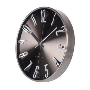 Đồng hồ treo tường tròn lớn trang trí hiện đại sang trọng kiểu Bắc Âu 12 inch, số 3D lớn, chất liệu nhựa đen, không tiếng kêu, dành cho phòng khách - Product Image 3