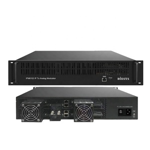 IPM6102 64 in 1 UDP RTP SPTS MPTS MPEG2 H264 H265 IP Stream to PAL BG DK NTSC modulatore analogico Secam - Product Image 1