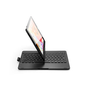 BT 3.0 di alta qualità senza fili retroilluminato luce 360 gradi tastiera di vibrazione con il caso per iPad Air 4 caso tastiera - Product Image 4