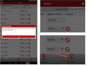 LAUNCH Official <strong>Update</strong> Renewal Card <strong>Software</strong> <strong>Update</strong> Card Support CRP429C/CRP423/CRP909E/CRP909/CRP909X - Product Image 4