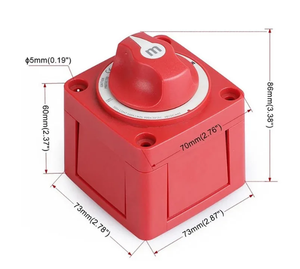 6008 m-series 300A 32V ROTARY Selector 3 vị trí Pin disconnector chuyển đổi cho RV xe biển - Product Image 4