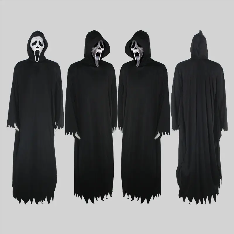 Costumi di halloween spaventosi per adulti personalizzati scheletro fantasma adulto travestimento costume horror mostra costumi di coppia per adulti di halloween