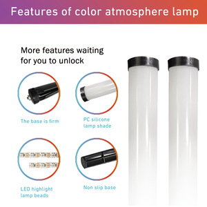 ไฟ RGB สร้างบรรยากาศ10W ไฟเพลงสี USB ไฟ LED ห้องนั่งเล่นห้องนอนไฟพื้นพร้อมแอปควบคุมด้วยรีโมทควบคุมด้วยเสียง - Product Image 4