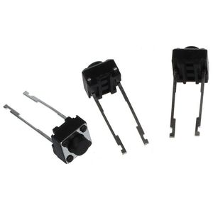 Soken RK2-13D SMD dönen düğme LED Dimmer anahtarı 6X6 kare 2 Pin 12V DC siyah dokunsal basmalı düğme anahtarı anlık özel - Product Image 3