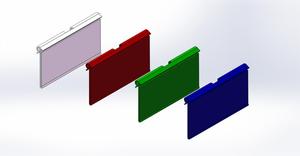 HZL Factory Flexible Custom Clear Plastic <strong>Display</strong> PVC Acrylic <strong>Display</strong> Shelf <strong>Scan</strong> Label Strip Card Holder Price Tag For <strong>Hooks</strong> - Product Image 2