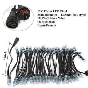 Luz <span class=keywords><strong>LED</strong></span> <span class=keywords><strong>Pixel</strong></span> <span class=keywords><strong>Ws2811</strong></span> 5v 12v Rgb Rgbw à Prova D'Água Luzes de Natal Inteligentes Módulo de Luz <span class=keywords><strong>LED</strong></span> - Product Image 3