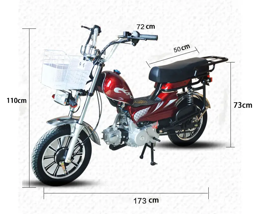 Scooter benzinli motosikletler için yavru bisiklet sıcak çin fiyat Motor bisikletleri bükülmüş ışın satın parçaları 120Cc Streetbike Underbone motosiklet