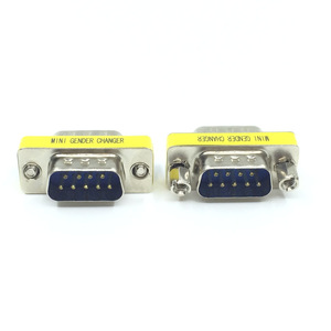 DB9 9 9pin maschio a maschio Mini cambio adattatore RS232 connettore seriale per l'home Theater e Android Twisted Pair uso - Product Image 4