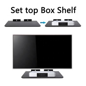 Комплект из закаленного стекла DVD или аудио полка прочный держатель DVD настенный держатель 344*240 мм 10 кг ZENO Q08 - Product Image 6