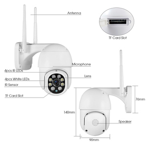 Qearim Wholesale Waterproof Ip66 2-way Voice <strong>Intercom</strong> Support Smart IR/ Night Vision IPC360 Home 8mp Wifi <strong>Ip</strong> Security <strong>IP</strong> <strong>Camera</strong> - Product Image 4