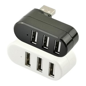 USB2.0 X 3พอร์ต USB ฮับหมุนได้90 °/180 ° ตัวแยกปรับได้สำหรับพีซีแล็ปท็อปเชื่อมต่อแฟลชไดรฟ์เมาส์คีย์บอร์ดเพิ่มเติม - Product Image 6